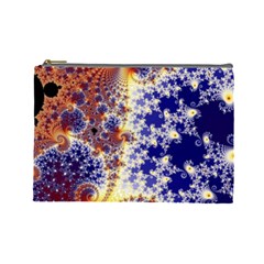 Psychedelic Colorful Abstract Trippy Fractal Mandelbrot Set Cosmetic Bag (large) by Bedest