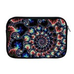 Psychedelic Colorful Abstract Trippy Fractal Apple MacBook Pro 17  Zipper Case Front