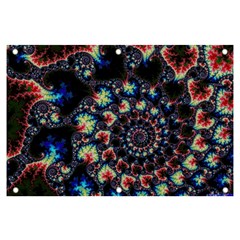 Psychedelic Colorful Abstract Trippy Fractal Banner And Sign 6  X 4  by Bedest