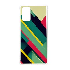 Abstract Geometric Design Pattern Samsung Galaxy Note 20 Tpu Uv Case by Bedest