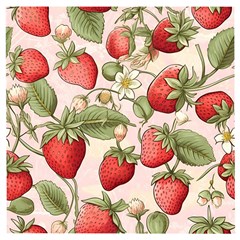 Strawberry Fruit Wooden Puzzle Square by Bedest