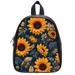 Flower Pattern Spring School Bag (small) by Bedest