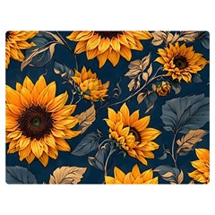 Flower Pattern Spring Two Sides Premium Plush Fleece Blanket (extra Small) by Bedest