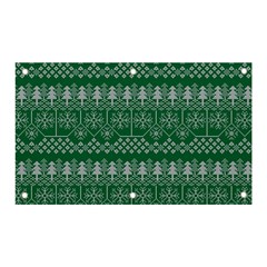 Christmas Knit Digital Banner And Sign 5  X 3  by Mariart