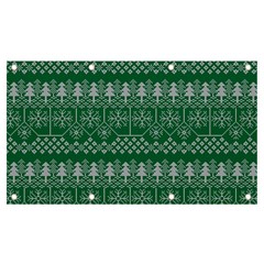 Christmas Knit Digital Banner And Sign 7  X 4  by Mariart