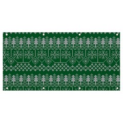 Christmas Knit Digital Banner And Sign 8  X 4 