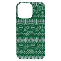 Christmas Knit Digital Iphone 14 Pro Max Black Uv Print Case