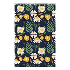 Flower Grey Pattern Floral Shower Curtain 48  X 72  (small) 