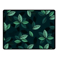 Foliage Two Sides Fleece Blanket (Small)