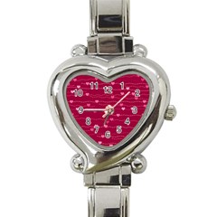 Hearts Valentine Love Background Heart Italian Charm Watch by Proyonanggan