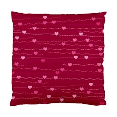 Hearts Valentine Love Background Standard Cushion Case (one Side) by Proyonanggan