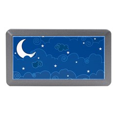 Sky Night Moon Clouds Crescent Memory Card Reader (mini)