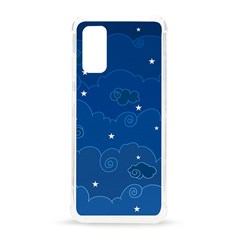 Sky Night Moon Clouds Crescent Samsung Galaxy S20 6 2 Inch Tpu Uv Case by Proyonanggan