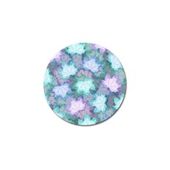 Leaves Glitter Background Winter Golf Ball Marker (4 Pack) by Proyonanggan