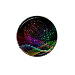 Particles Waves Line Multicoloured Hat Clip Ball Marker (10 Pack) by Proyonanggan