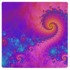 Fractal Art Artwork Magical Purple Uv Print Square Tile Coaster  by Proyonanggan