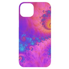 Fractal Art Artwork Magical Purple Iphone 14 Plus Black Uv Print Case