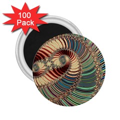 Fractal Strange Unknown Abstract 2 25  Magnets (100 Pack)  by Proyonanggan