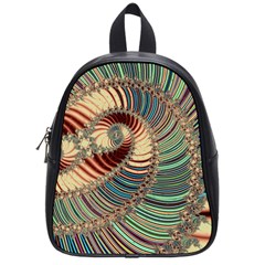 Fractal Strange Unknown Abstract School Bag (small) by Proyonanggan