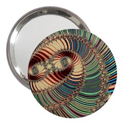 Fractal Strange Unknown Abstract 3  Handbag Mirrors