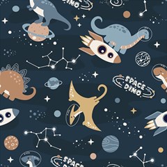 Space Theme Art Pattern Design Wallpaper Play Mat (rectangle)