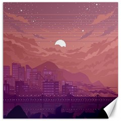 Aesthetic Pixel Art Landscape Canvas 20  X 20 