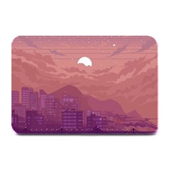 Aesthetic Pixel Art Landscape Plate Mats by Sarkoni