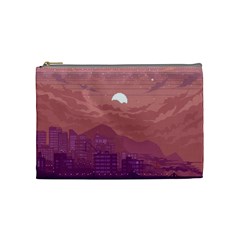 Aesthetic Pixel Art Landscape Cosmetic Bag (medium)