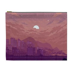 Aesthetic Pixel Art Landscape Cosmetic Bag (xl)