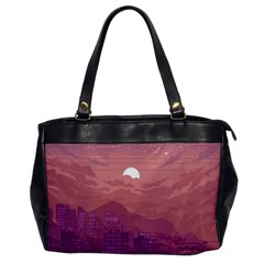 Aesthetic Pixel Art Landscape Oversize Office Handbag