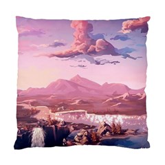 Aesthetic Landscape Vintage Cartoon Standard Cushion Case (two Sides)