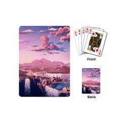 Aesthetic Landscape Vintage Cartoon Playing Cards Single Design (mini)