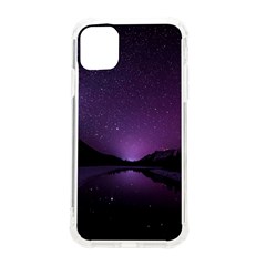 Dark Purple Aesthetic Landscape Iphone 11 Tpu Uv Print Case