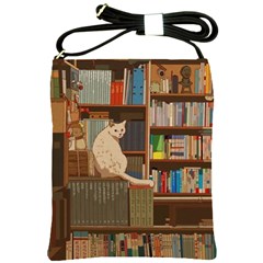 Library Aesthetic Shoulder Sling Bag