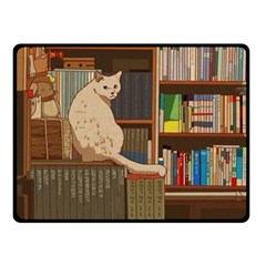 Library Aesthetic Fleece Blanket (small)