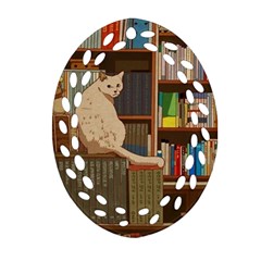 Library Aesthetic Ornament (oval Filigree)