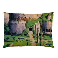 Painting Scenery Pillow Case