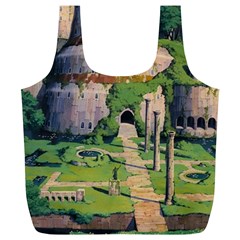 Painting Scenery Full Print Recycle Bag (xl)