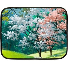 Anime Scenery Landscape Two Sides Fleece Blanket (mini)