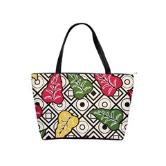 Leaves Foliage Batik Seamless Classic Shoulder Handbag