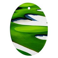 Golf Course Par Green Ornament (oval) by Sarkoni