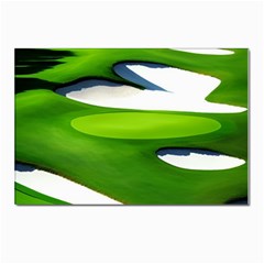 Golf Course Par Green Postcard 4 x 6  (pkg Of 10) by Sarkoni