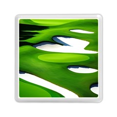 Golf Course Par Green Memory Card Reader (square)