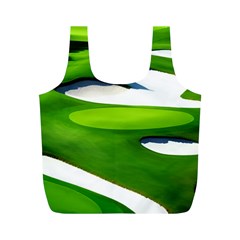 Golf Course Par Green Full Print Recycle Bag (m)