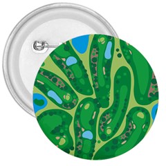 Golf Course Par Golf Course Green 3  Buttons by Sarkoni