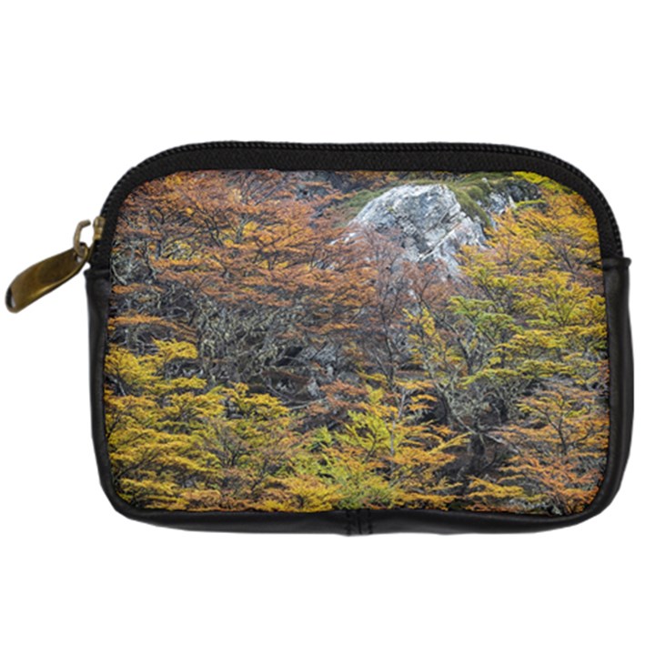 Wilderness Palette, Tierra Del Fuego Forest Landscape, Argentina Digital Camera Leather Case