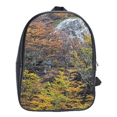 Wilderness Palette, Tierra Del Fuego Forest Landscape, Argentina School Bag (xl) by dflcprintsclothing