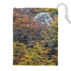 Wilderness Palette, Tierra Del Fuego Forest Landscape, Argentina Drawstring Pouch (5xl) by dflcprintsclothing