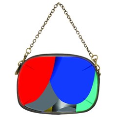 Abstract Circles, Art, Colorful, Colors, Desenho, Modern Chain Purse (two Sides) by nateshop