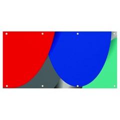 Abstract Circles, Art, Colorful, Colors, Desenho, Modern Banner and Sign 8  x 4 